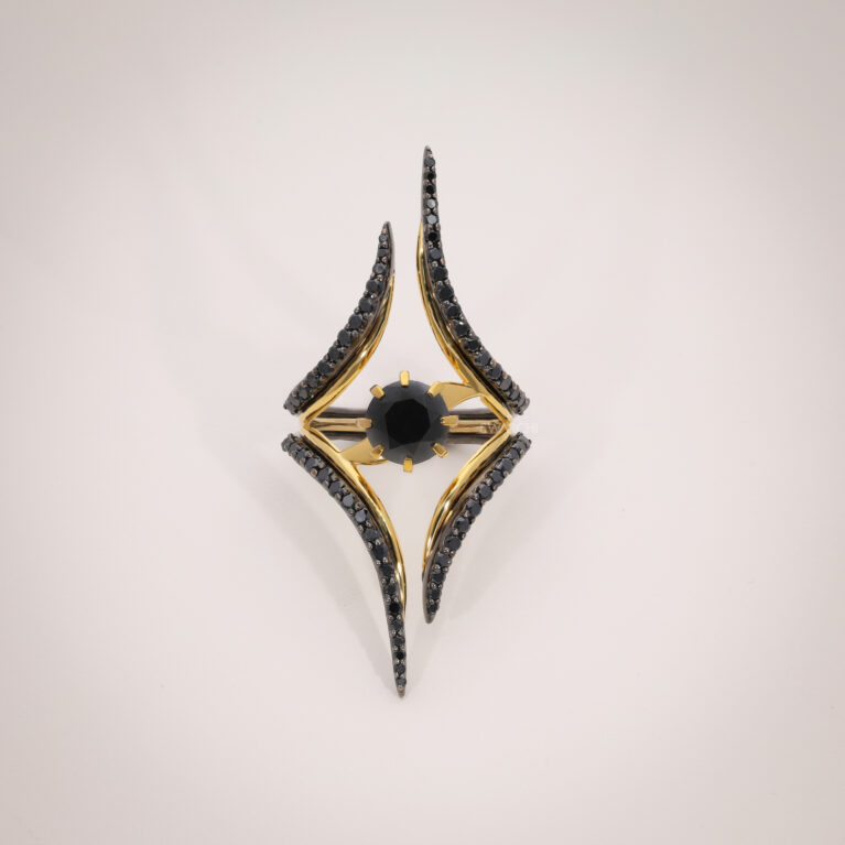 Obsidian Empress Ring
