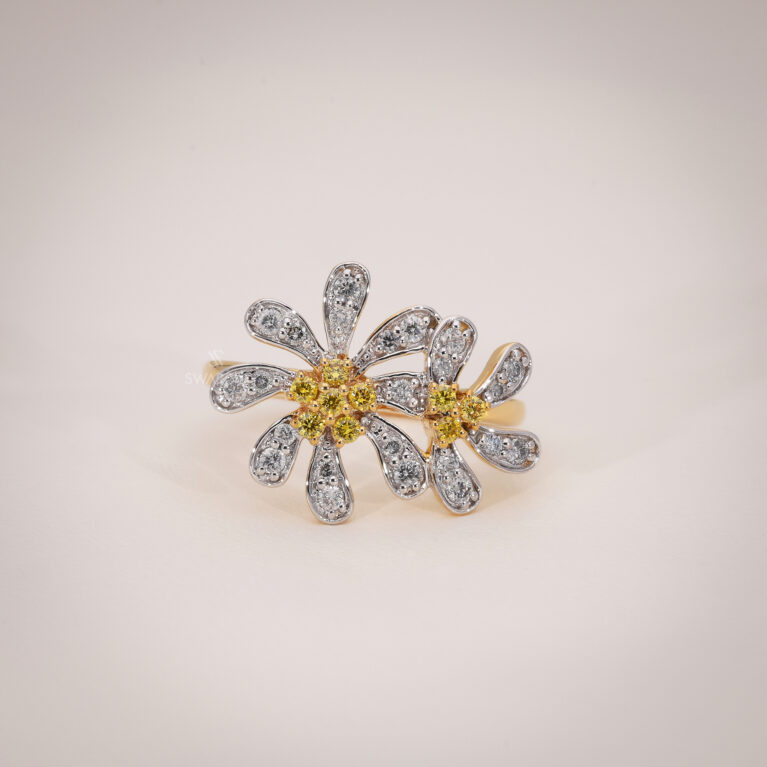 Golden Blossom Ring