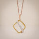 Radiant Harmony Pendant with Chain