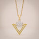Blooming Prism Pendent with Chain