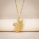 Celestial Swan Pendant with Chain