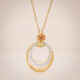 Celestial Bloom Pendant with Chain