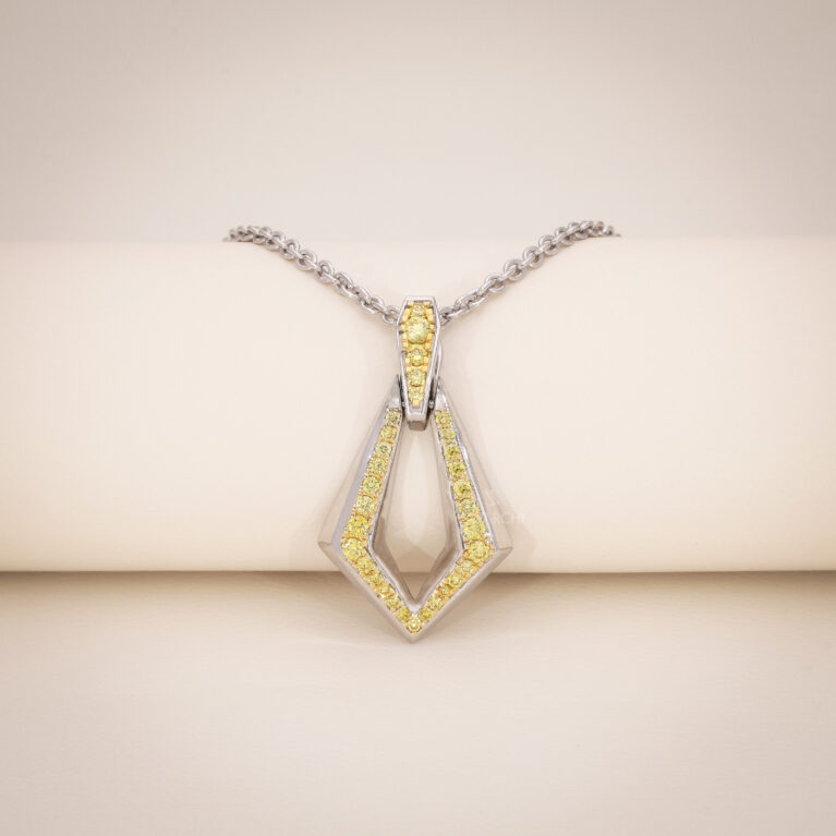 Solar Prism Pendant with Chain