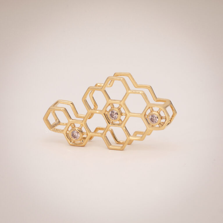 "HoneyLuxe Grid" Smart Strap Ornament