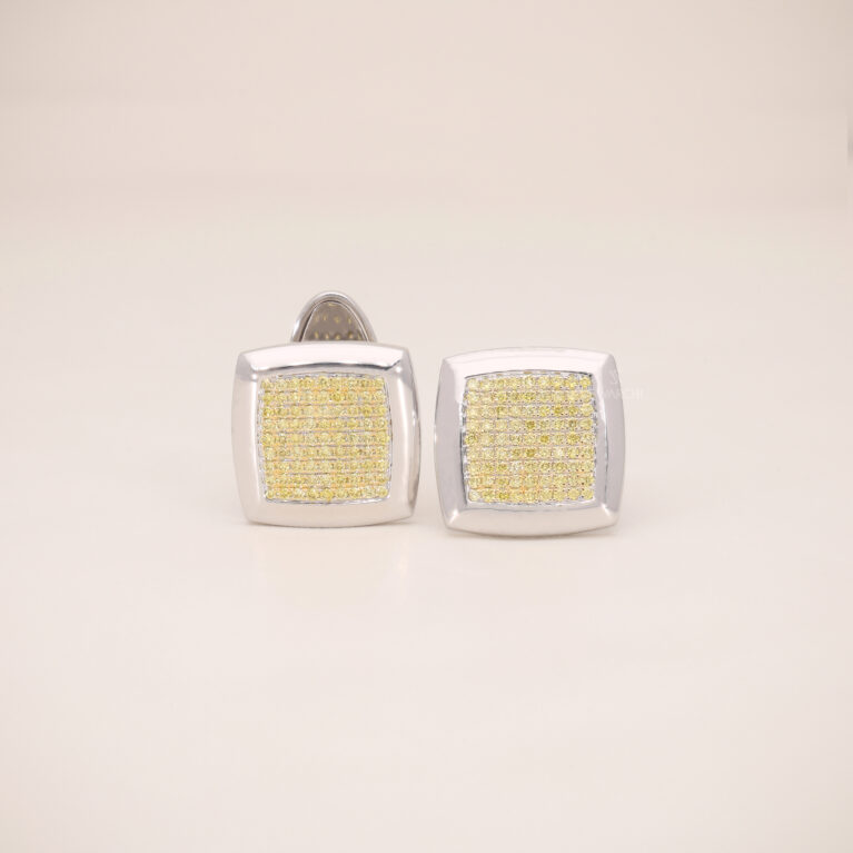 Gilded Grid Cufflinks