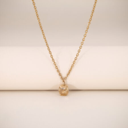 Auréline Mocha Solitaire Pendant