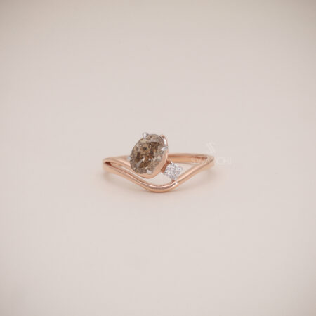 Mocha Élance Wave Ring