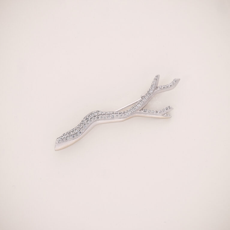 Silva Élan Diamond Branch Brooch