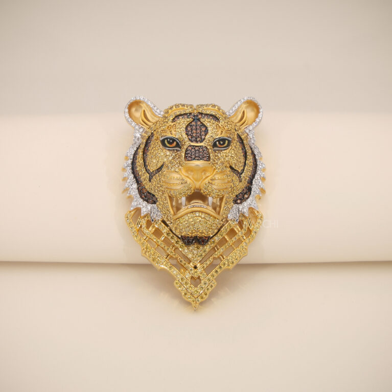 AURÉLION ROYALE Tiger Brooch