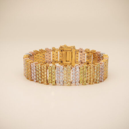 Aurora Spectrum Diamond Bracelet