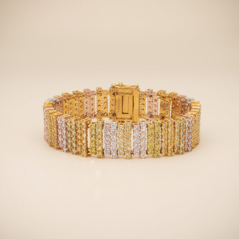 Aurora Spectrum Diamond Bracelet