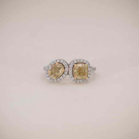 ÉCLAT DUO Double Halo Ring