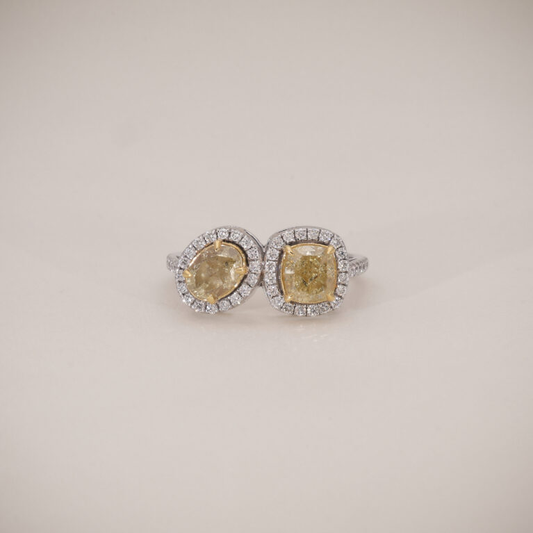 ÉCLAT DUO  Double Halo Ring