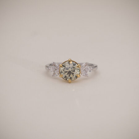 ÉLANORA FLORAL SOLITAIRE RING
